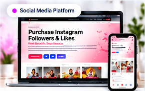 FollowerHub desktop and mobile website preview