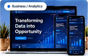 Gulf State Analytics desktop and mobile website preview
