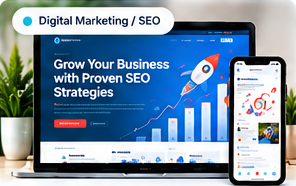 Dallas SEO Company desktop and mobile website preview